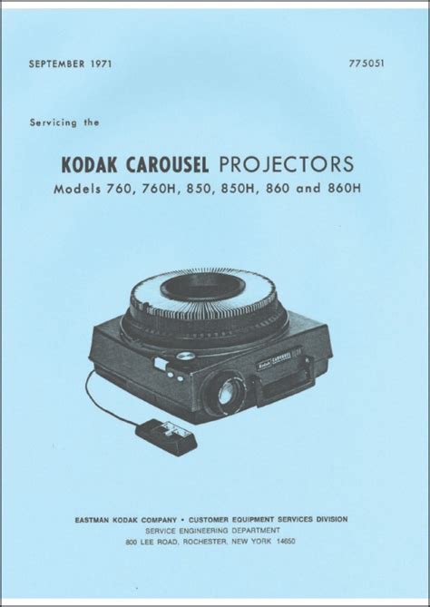 service manual kodak slide projector Kindle Editon