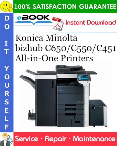 service manual konica minolta bizhub c451 c550 c650 Kindle Editon