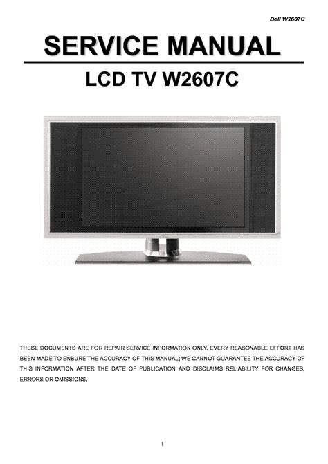 service manual lcd tv pdf Reader