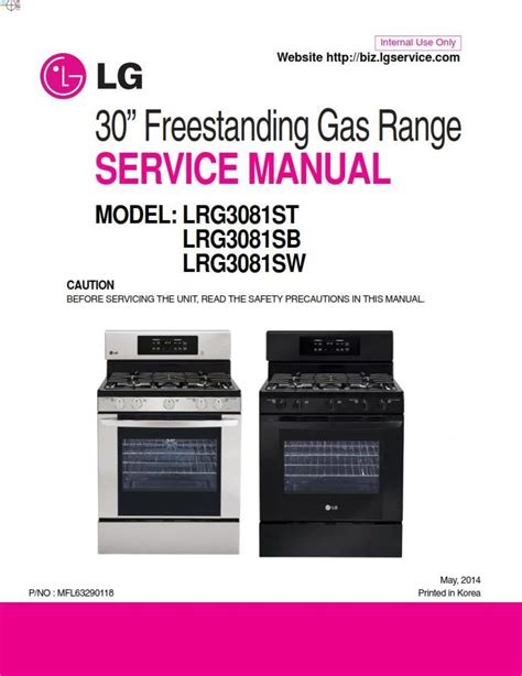 service manual lg range Kindle Editon