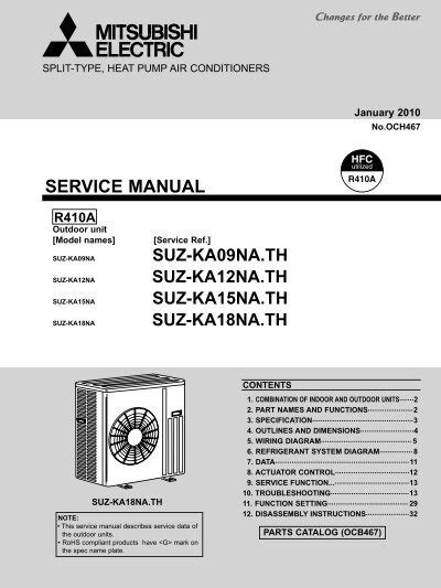 service manual mitsubishi electric us inc cooling Epub