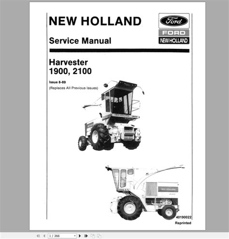 service manual new holl harvester pdf Kindle Editon