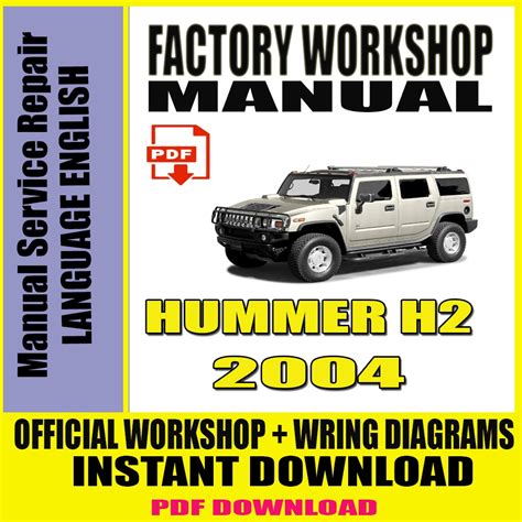 service manual of hummer Kindle Editon