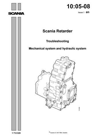 service manual scania retarder PDF