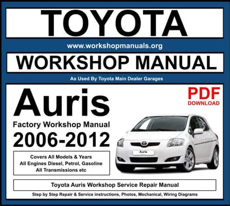 service manual toyota aruis Epub