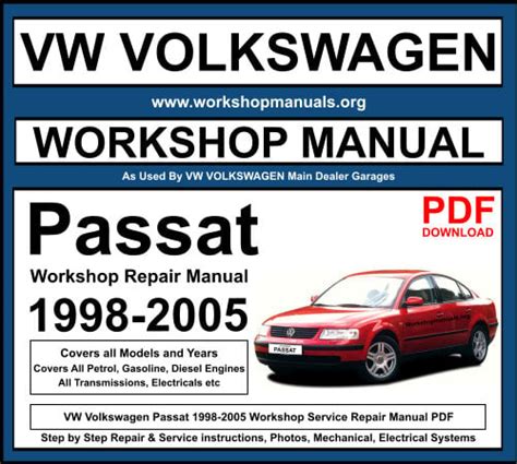 service manual vw passat Kindle Editon