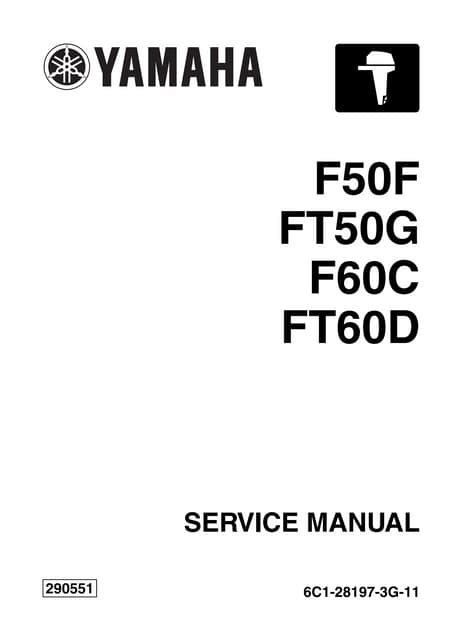 service manual yamaha f50 Kindle Editon