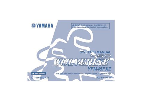 service manual yamaha wolverin 450 Reader