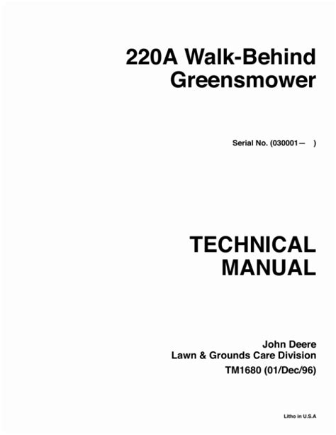 service manuals 220a Doc