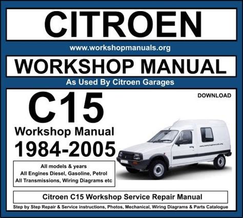 service manuals citroen c15 bx Doc