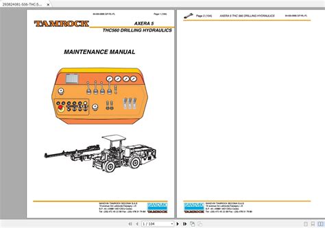 service manuals for sandvik tamrock jumbo Epub