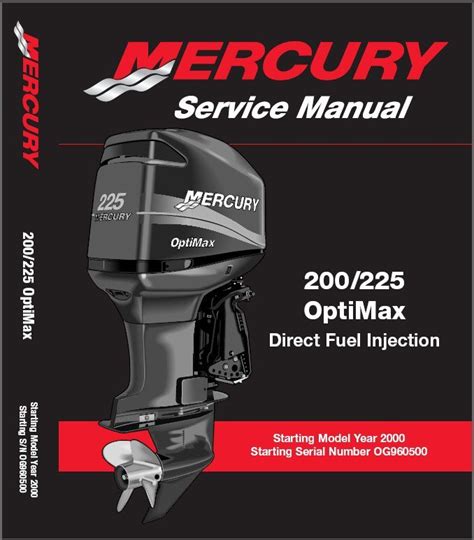 service repair manual mercury optimax 200 225 PDF