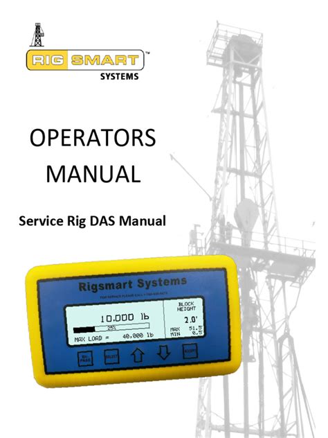 service rig manual pdf Kindle Editon