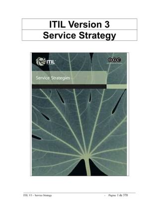 service strategy itil v3 pdf Epub