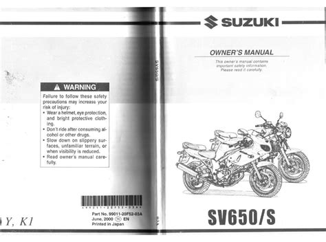 service suzuki sv 400 pdf PDF