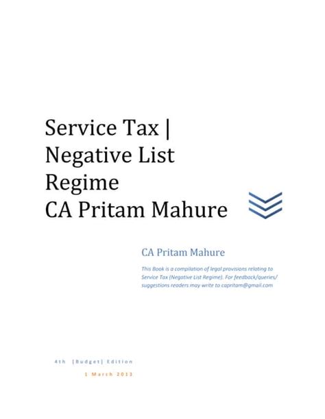 service tax negative list budget 2012 13 PDF