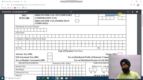 service tax payment challan in excel format PDF