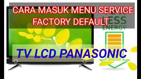 service tv lcd panasonic Reader