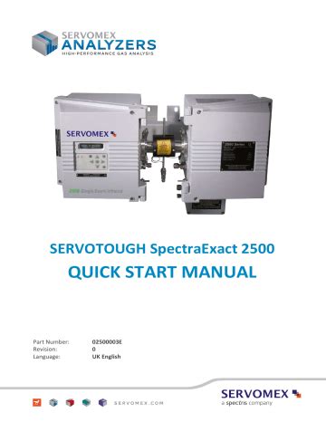 servomex 2500 manual Epub