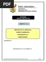 sesotho grade 10 paper 3june Kindle Editon