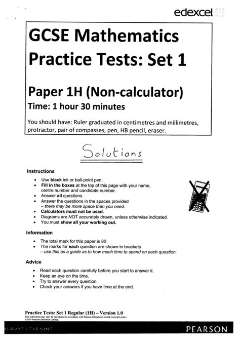 set of tests