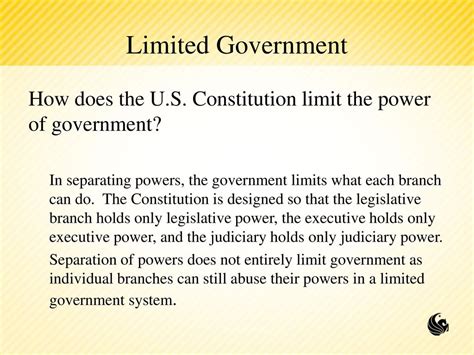 setting limits constitutional control of government Doc