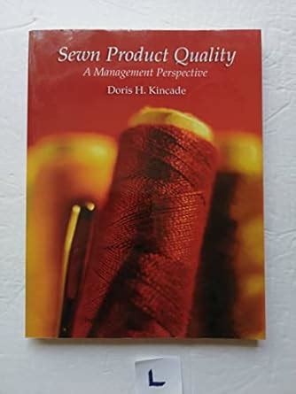 sewn product quality a management perspective Reader