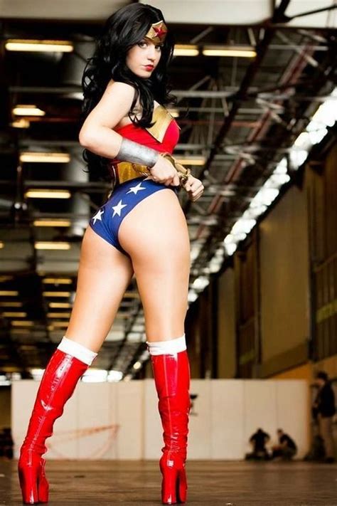 sexy superheroine cosplay