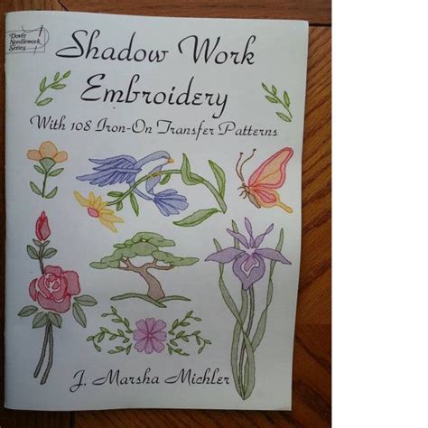 shadow work embroidery with 108 iron on transfer patterns PDF