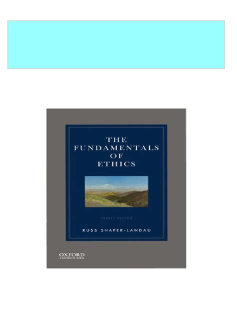 shafer landau the fundamentals of ethics edition 2 pdf Kindle Editon