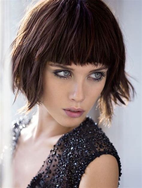 shaggy bob hairstyles with bangs