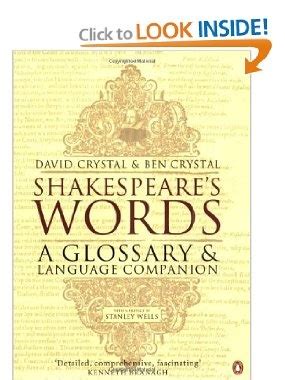 shakespeares words a glossary and language companion PDF