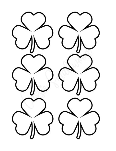 Shamrock Pattern Printable