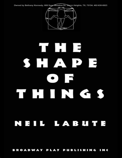 shape of things neil labute script Ebook Reader