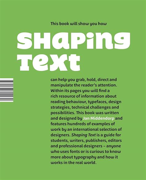 shaping text type typography and the reader Kindle Editon