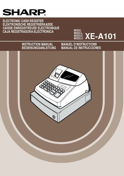 sharp cash register xe a101 user manual Epub