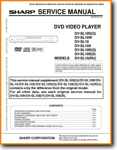 sharp dvd playerss owners manual Doc