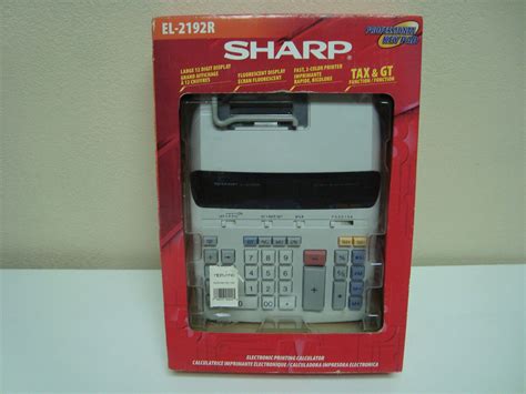 sharp el 2192rll calculators owners manual PDF