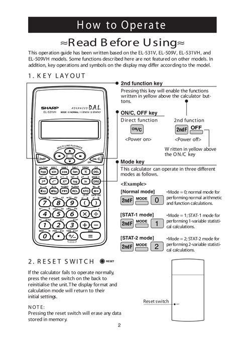 sharp el 377sb calculators owners manual Doc