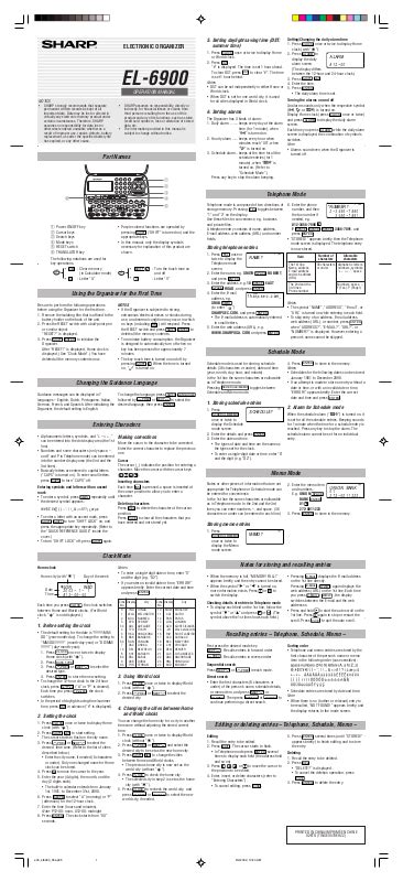 sharp el 6900 pdas and handhelds owners manual Epub