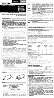 sharp el531wh calculator manual Doc