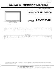 sharp lc c3234u manual PDF