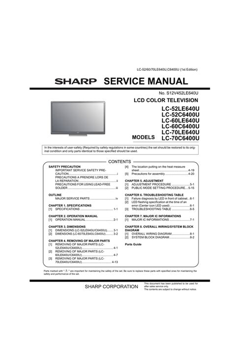 sharp lc c4655u manual Epub