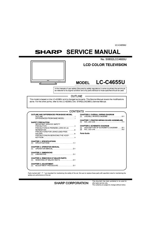 sharp lc c5255u user manual PDF