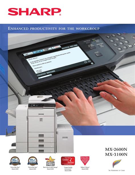 sharp mx 2600n manual PDF