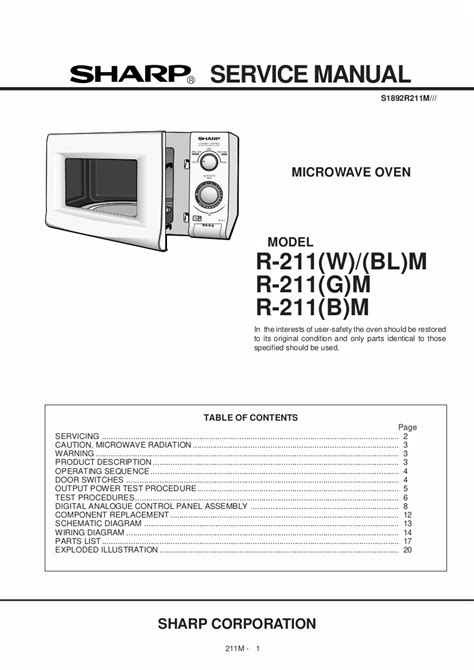 sharp r242 microwave manual Kindle Editon