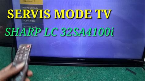 sharp tv service mode Doc