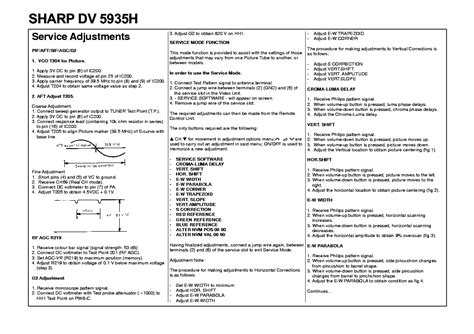 sharp tv service mode manual Kindle Editon