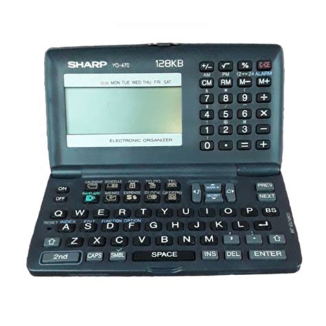 sharp yo 470 pdas and handhelds owners manual PDF