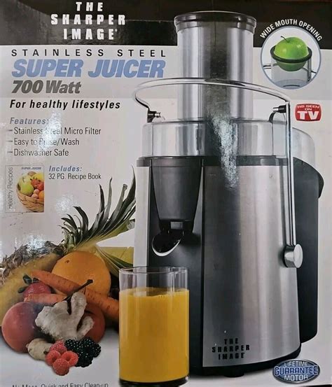 sharper image super juicer instruction manual Doc